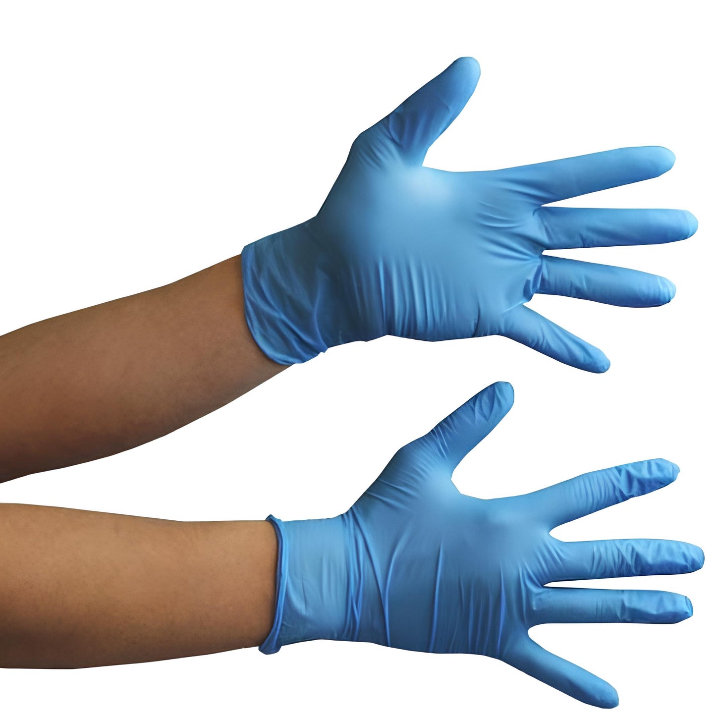 Economy Blue Powder Free Nitrile Gloves