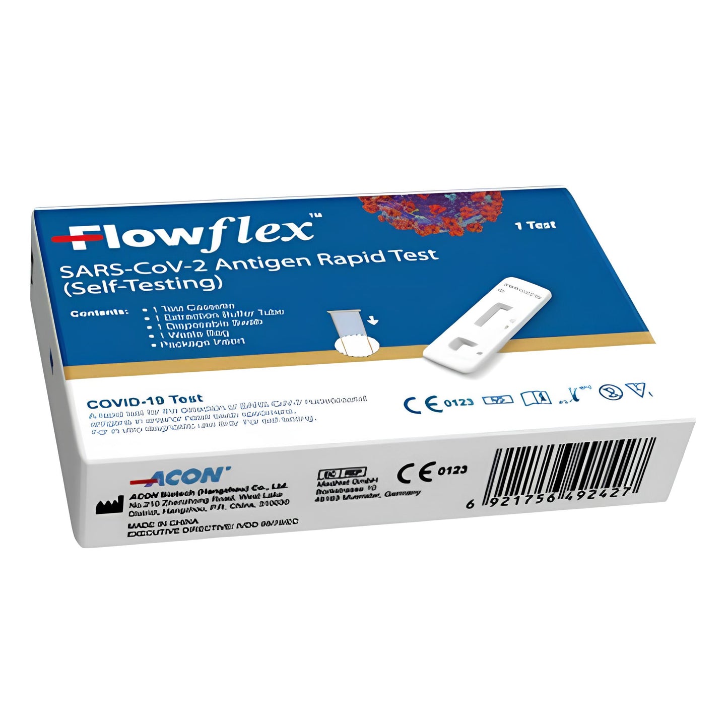 Flowflex Covid-19 Lateral Flow Tests Certified For Home Use